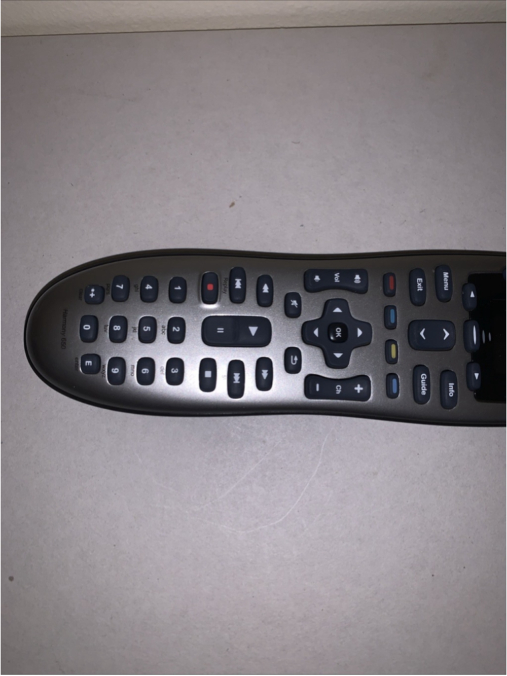 Logitech Harmony 650 Universal Infrared Remote Control Tested Pre-Owned OEM - Picture 12 of 14